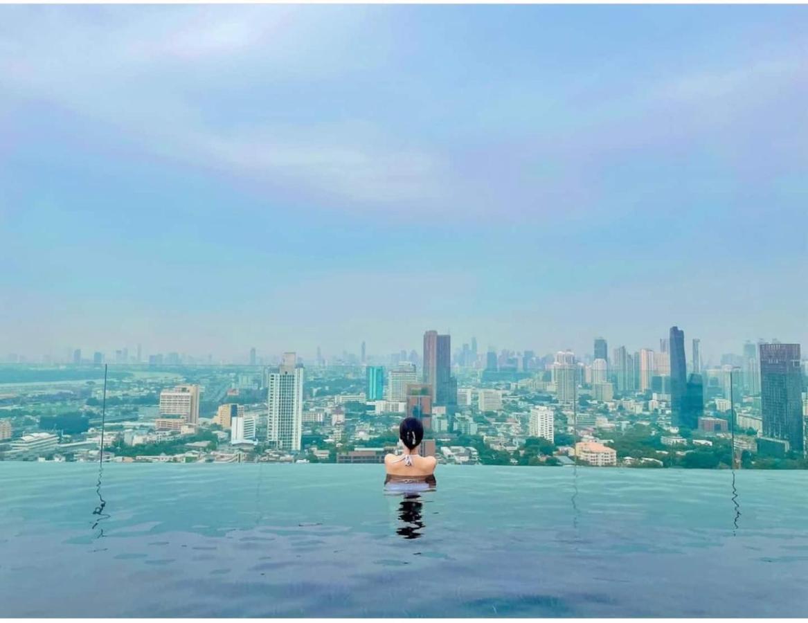 2 Bedroom Luxury Apartment 3 Min Walk From Bts Ekkamai Bangkok Exteriör bild